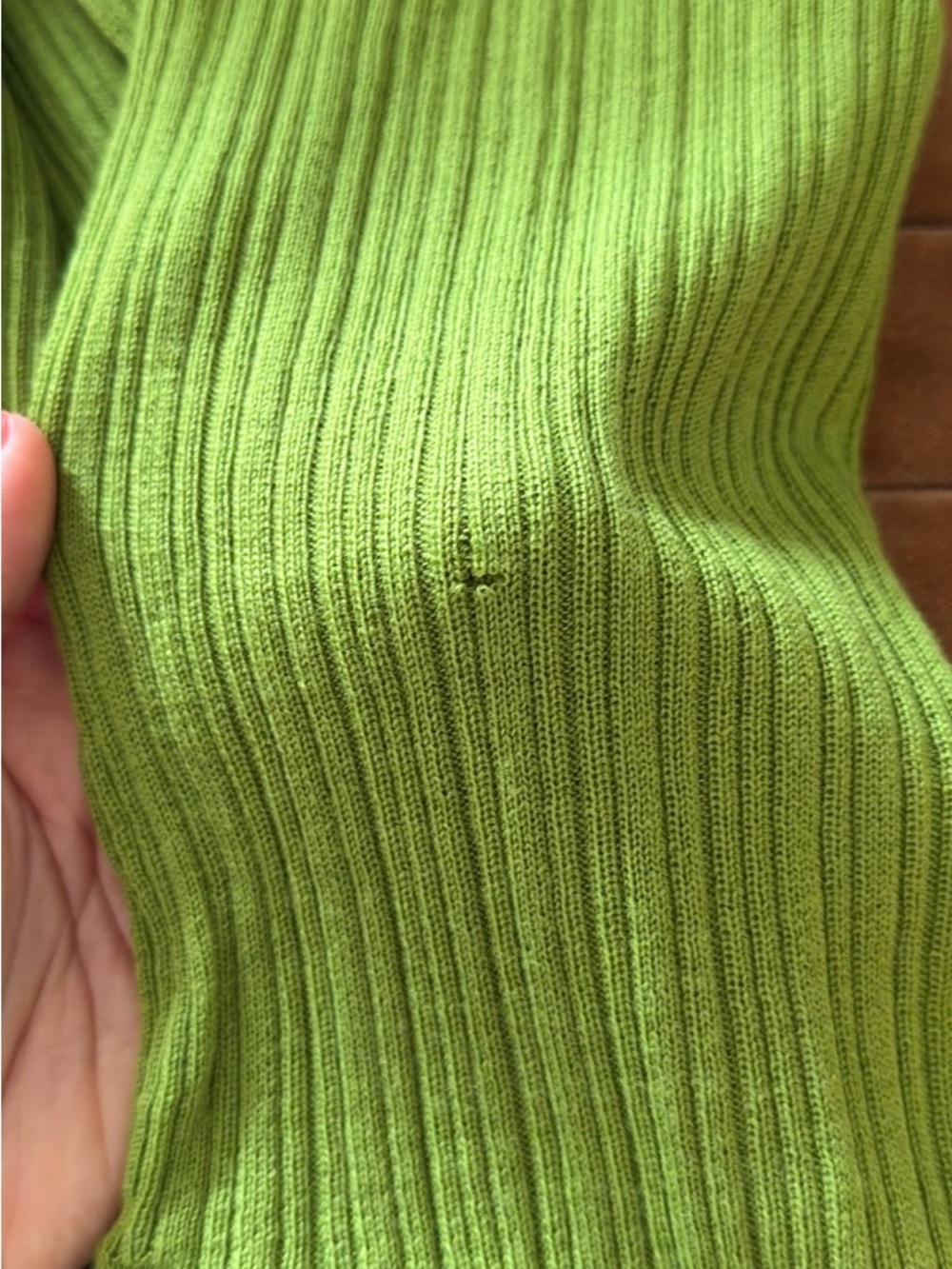 J Crew Layered pointelle sweater-tee in merino wool - Picture 4 of 4